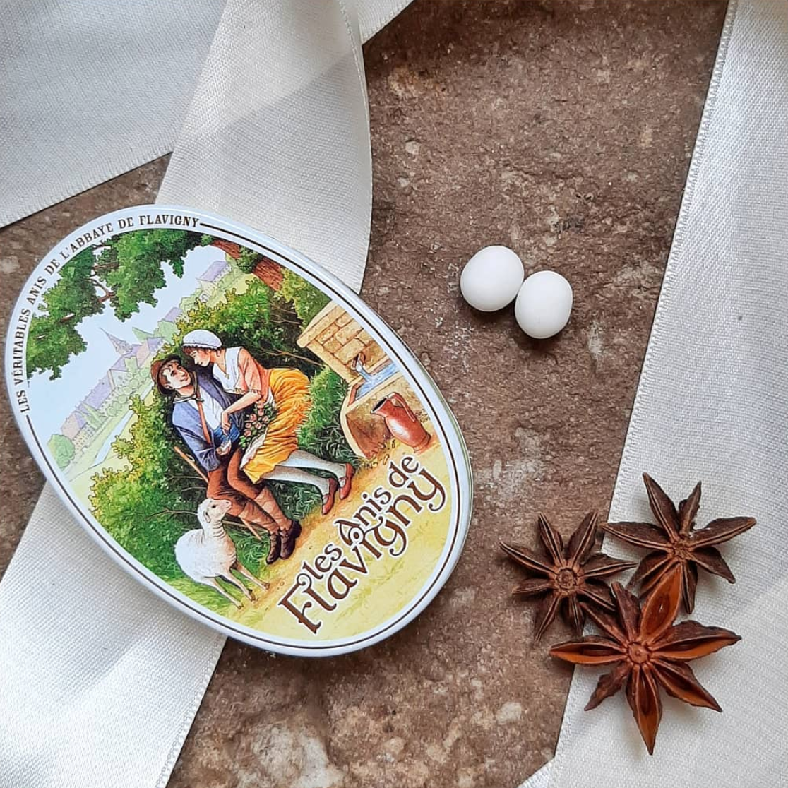 Anis De Flavigny Candies in Oval Tins:Anise | Glen Rock Markets LLC